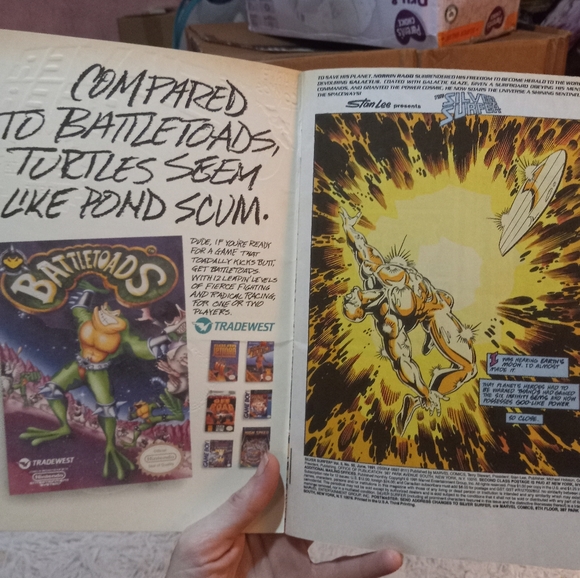 1991 50th issue 3rd printing Silver Surfer marvel original comic book! - Picture 6 of 7